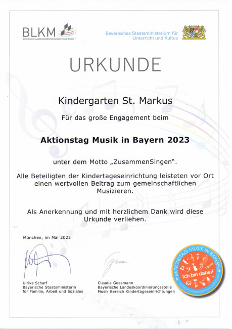 Aktionstag Musik 2023