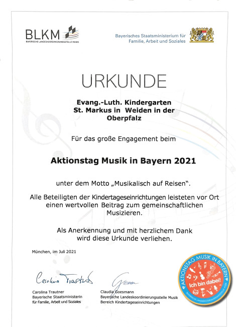 Aktionstag Musik 2021